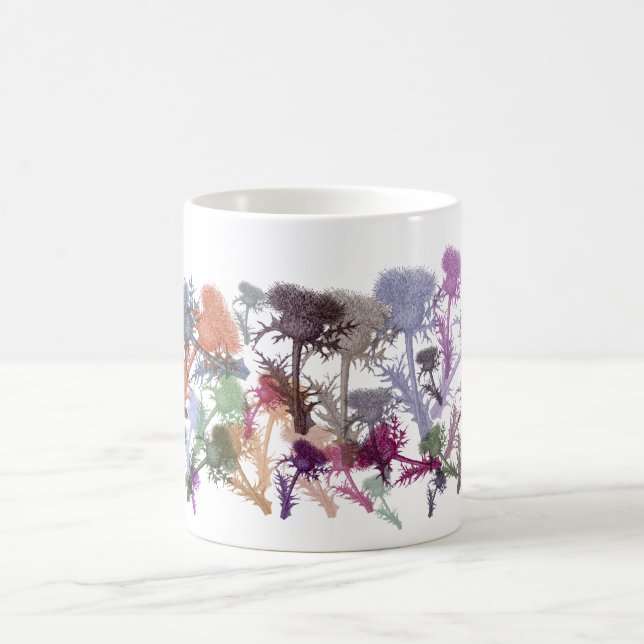 Wilde schottische Distel-Tasse Tasse (Mittel)