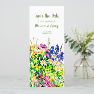 Wilde Sommer-Blume Save The Date
