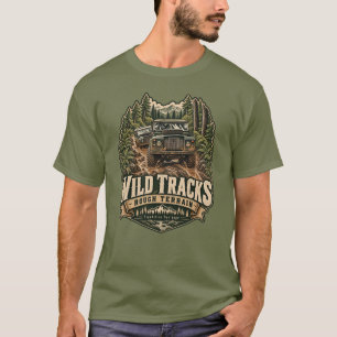 Wilde Spuren raues Gelände T-Shirt