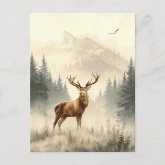 Wilde Tiere Alaskas. Rentiere.. Postkarte