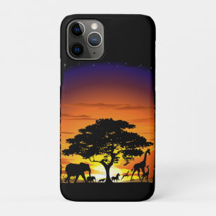 Wilde Tiere auf der afrikanischen Savanna Sunset Case-Mate iPhone Hülle