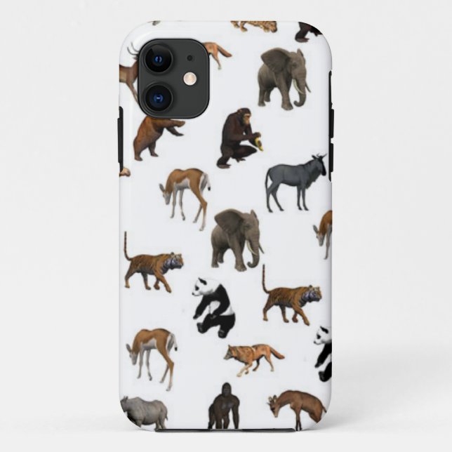 Wilde Tiere Case-Mate iPhone Hülle (Rückseite)