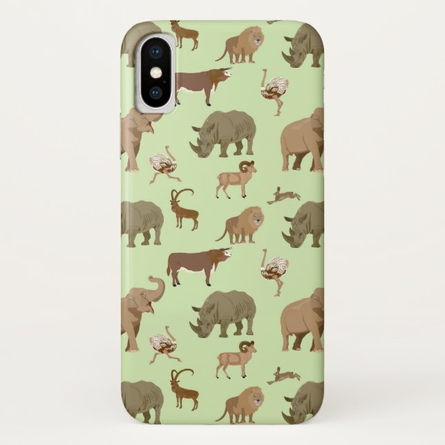 Wilde Tiere Case-Mate iPhone Hülle (Rückseite)