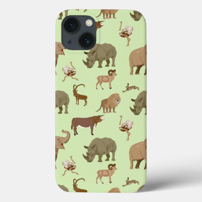 Wilde Tiere Case-Mate iPhone Hülle (Rückseite)