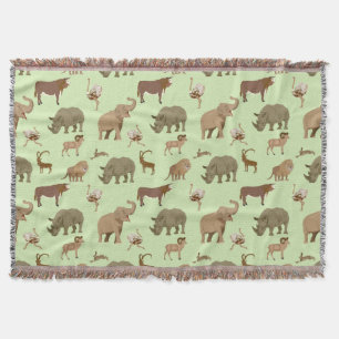Wilde Tiere Decke