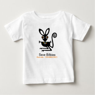 Wilde Tiere - Gerettet BILBIES - gefährdetes Tier  Baby T-shirt