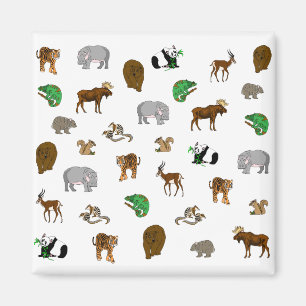 Wilde Tiere Magnet
