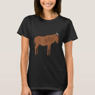 Wilde Tiere sind mein Geist Tierfreund Wildebeest T-Shirt