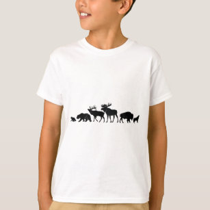 Wilde Tiere von Yellowstone T-Shirt