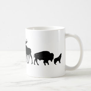 Wilde Tiere von Yellowstone Tasse