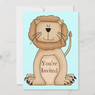 Wilde Tierzoo Geburtstagsparty Einladung