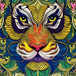 Wilde Tiger Spielkarten