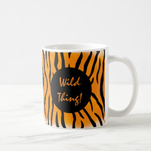 Wilde Tiger Streifen Kaffeetasse