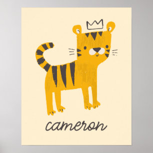 Wilde Tigerkatze Poster