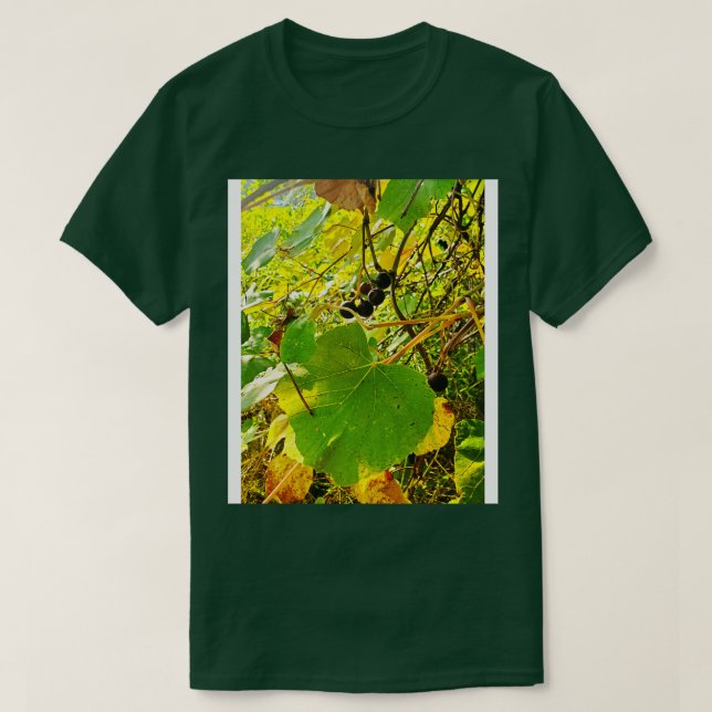 Wilde Trauben T-Shirt (Design vorne)