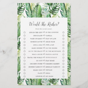 Wilde Tropische Palme Würde Sie Eher Spiel Flyer