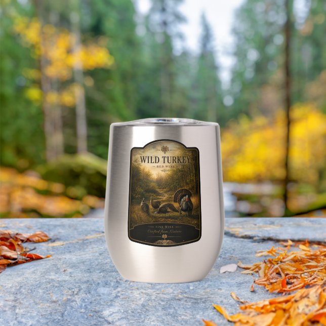 Wilde Truthähne im herbstlichen Wald (Außenbereich (gedreht))