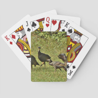 Wilde Türkei, Camouflage Farben Spielkarten