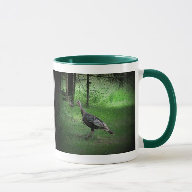 Wilde Türkei und Kaffee Tasse (Rechts)