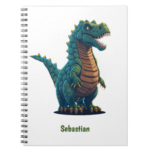 Wilde und Fantastische T-Rex-Dinosaurier-Kritzelei Notizblock