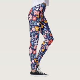 Wilde und freie Sommer-Blume Leggings