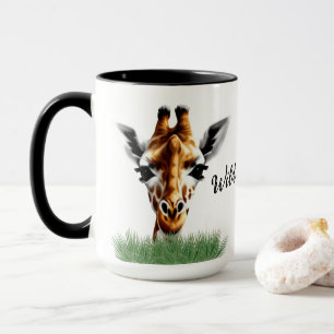 Wilde und kostenlose Giraffe Tasse