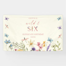 Wilde und Six Wildflower 6. Geburtstagsfeier
