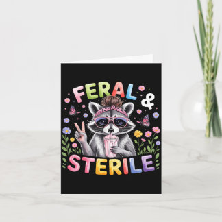 Wilde und sterile Hysterektomie-Erholung  Karte