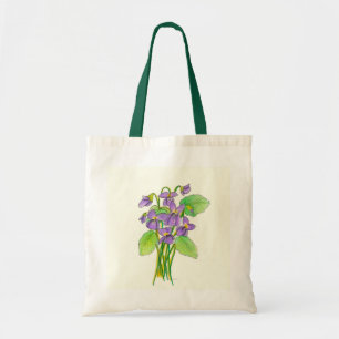 Wilde Veilchen-Tasche Tragetasche