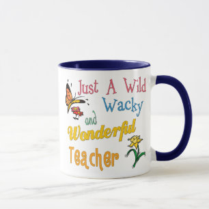 Wilde verrückte wunderbare Lehrer-Geschenk-Ideen Tasse