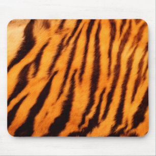 Wilde & Vibrante Orangene Tigerrestreifen Mousepad