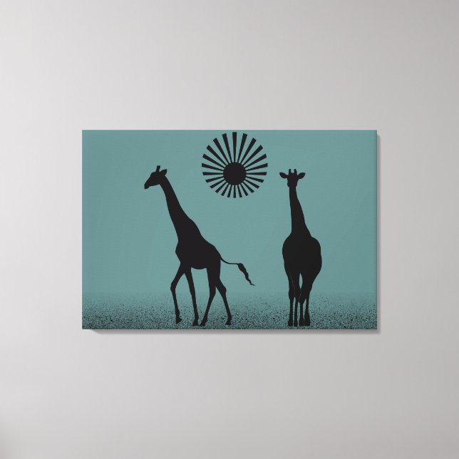 Wilde Wand Deco Canva Art Leinwanddruck (Vorderseite)