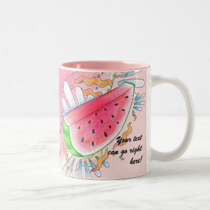 Wilde Wassermelone-Tasse Zweifarbige Tasse