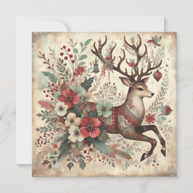 Wilde Weihnachtszeit-Blume (Vorderseite)