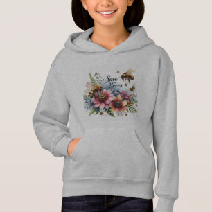 Wilde Weihnachtszeit-Blume Hoodie