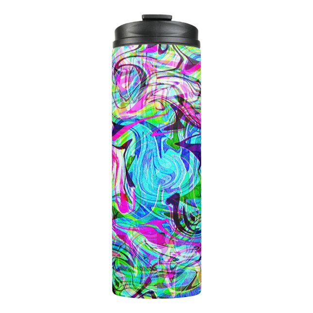Wilde Wellen....... Thermosbecher (Vorderseite)