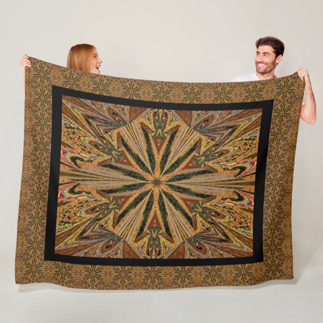 Wilde Wildblumen 18 Fleecedecke (Beispiel)