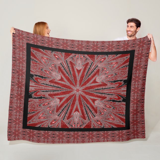 Wilde Wildblumen 29 Fleecedecke (Beispiel)