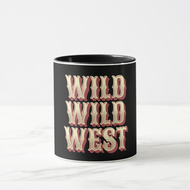 Wilde Wilde Westen Tasse (Zentrum)