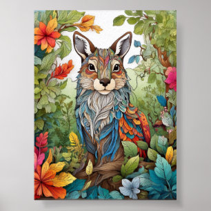 Wilde Wunder: Harmonie in Naturfarbenplakat Poster