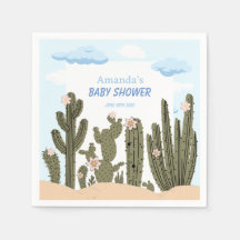 Wilde Wüste mit Niedlicher Babydusche von Cactus