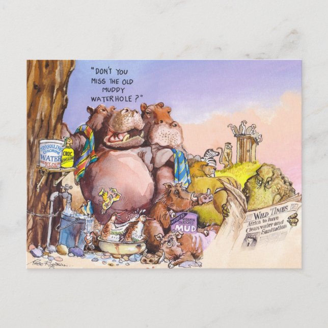 Wilde Zeiten Postkarte (Vorderseite)