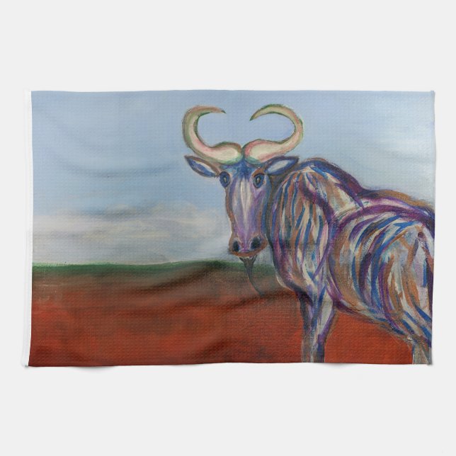 Wildebeest Handtuch (Horizontal)