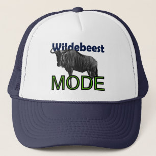 Wildebeest-Modus-Fernlastfahrer-Hut Truckerkappe