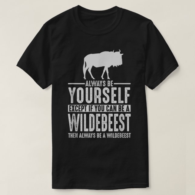 Wildebeest Shirt immer selbst sein282.png (Design vorne)