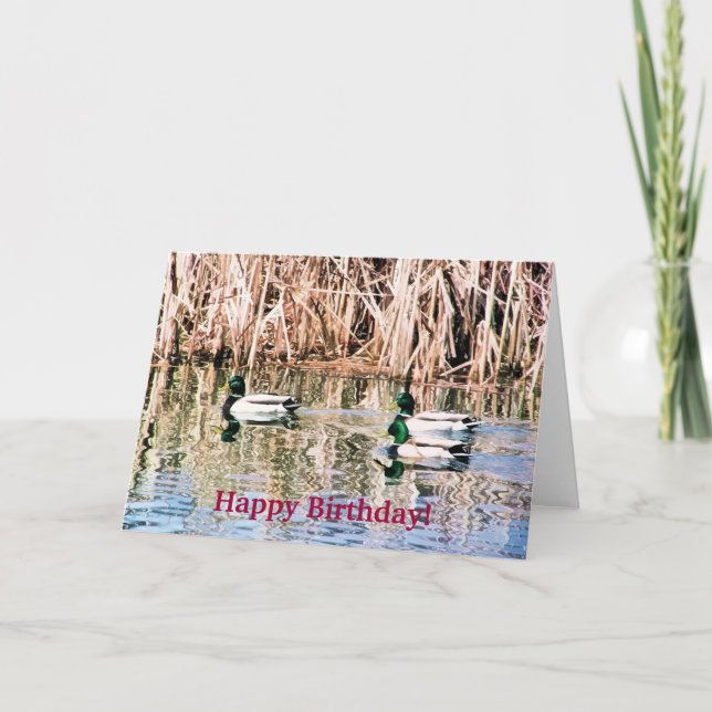 WILDENTEN KARTE (Vorderseite)