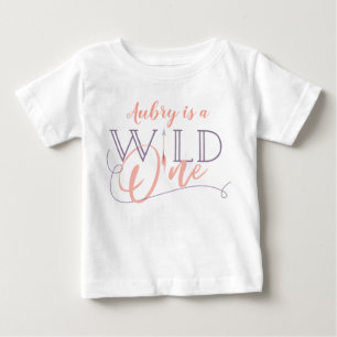 Wilder 1. erster Geburtstag Baby T-shirt