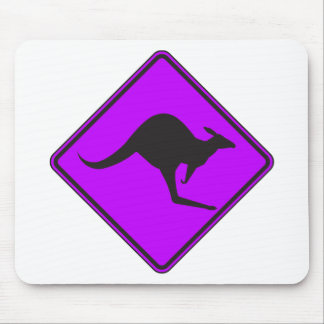 Wilder australischer Känguru BeutelRoo Silhouette Mousepad