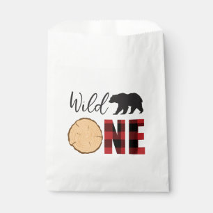 Wilder Bär Buffalo Karo Erstgeburtstag Geschenktütchen