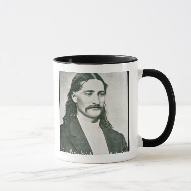 "Wilder Bill" Hickok (b/w Foto) Tasse (Rechts)